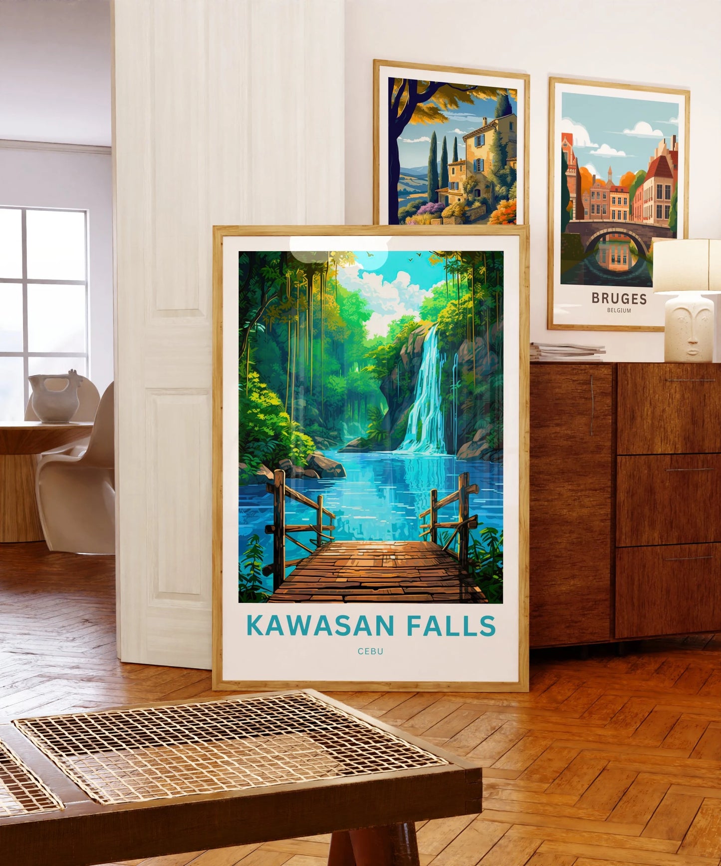 Kawasan Falls Travel Poster
