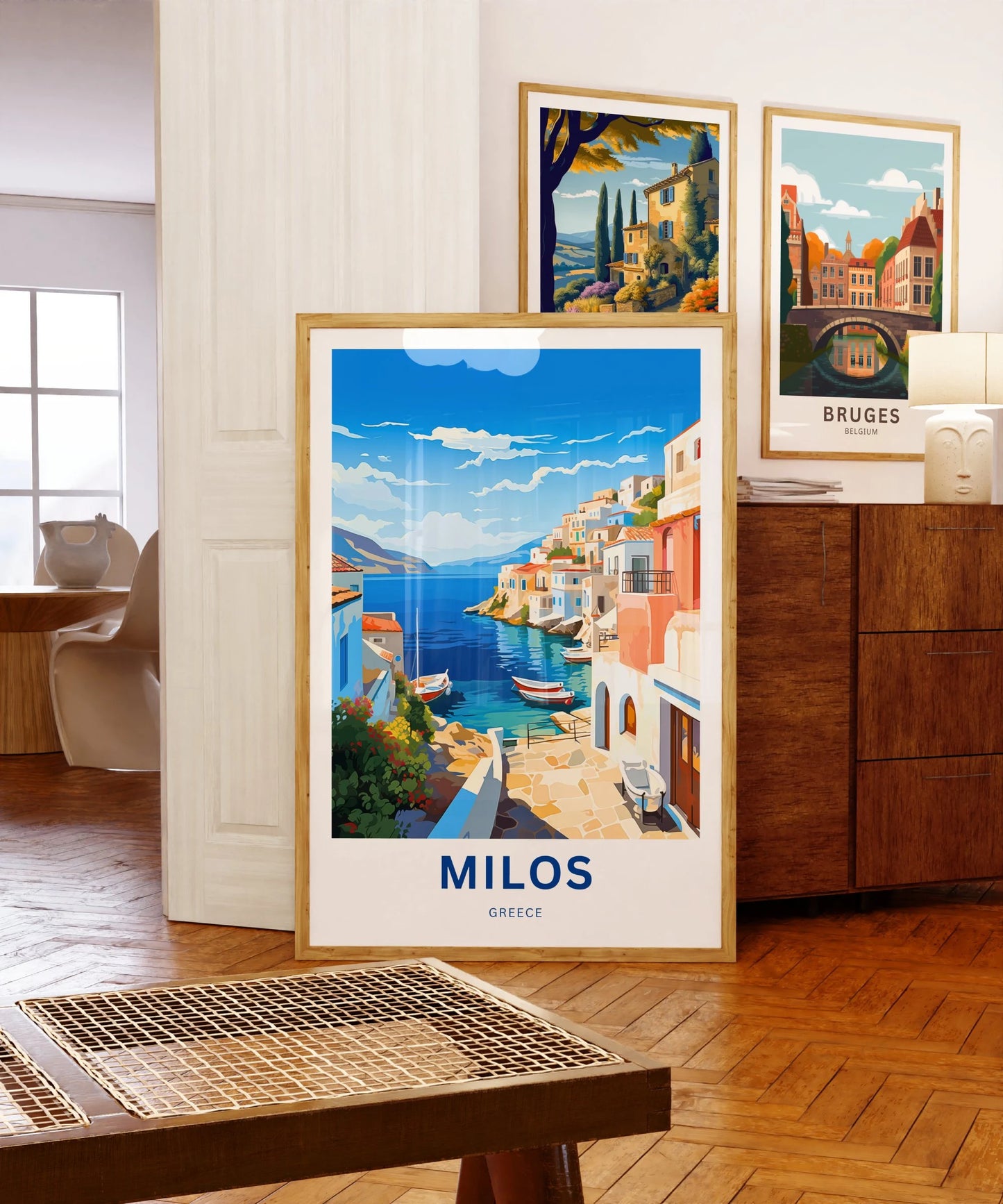 Milos Travel Poster