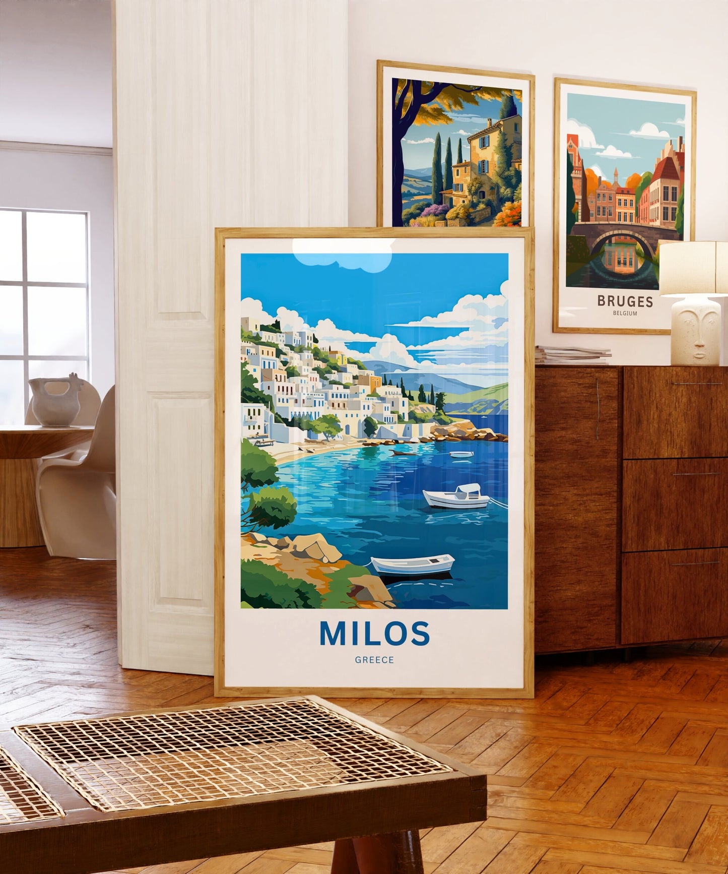 Milos Travel Poster