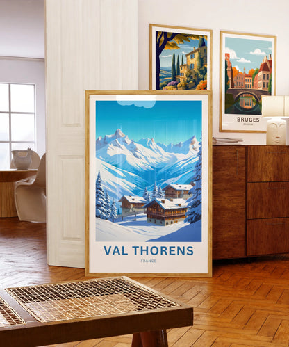 Val Thorens Travel Poster