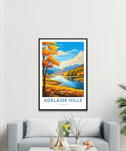 Adelaide Hills Travel Print - Adventure Awaits