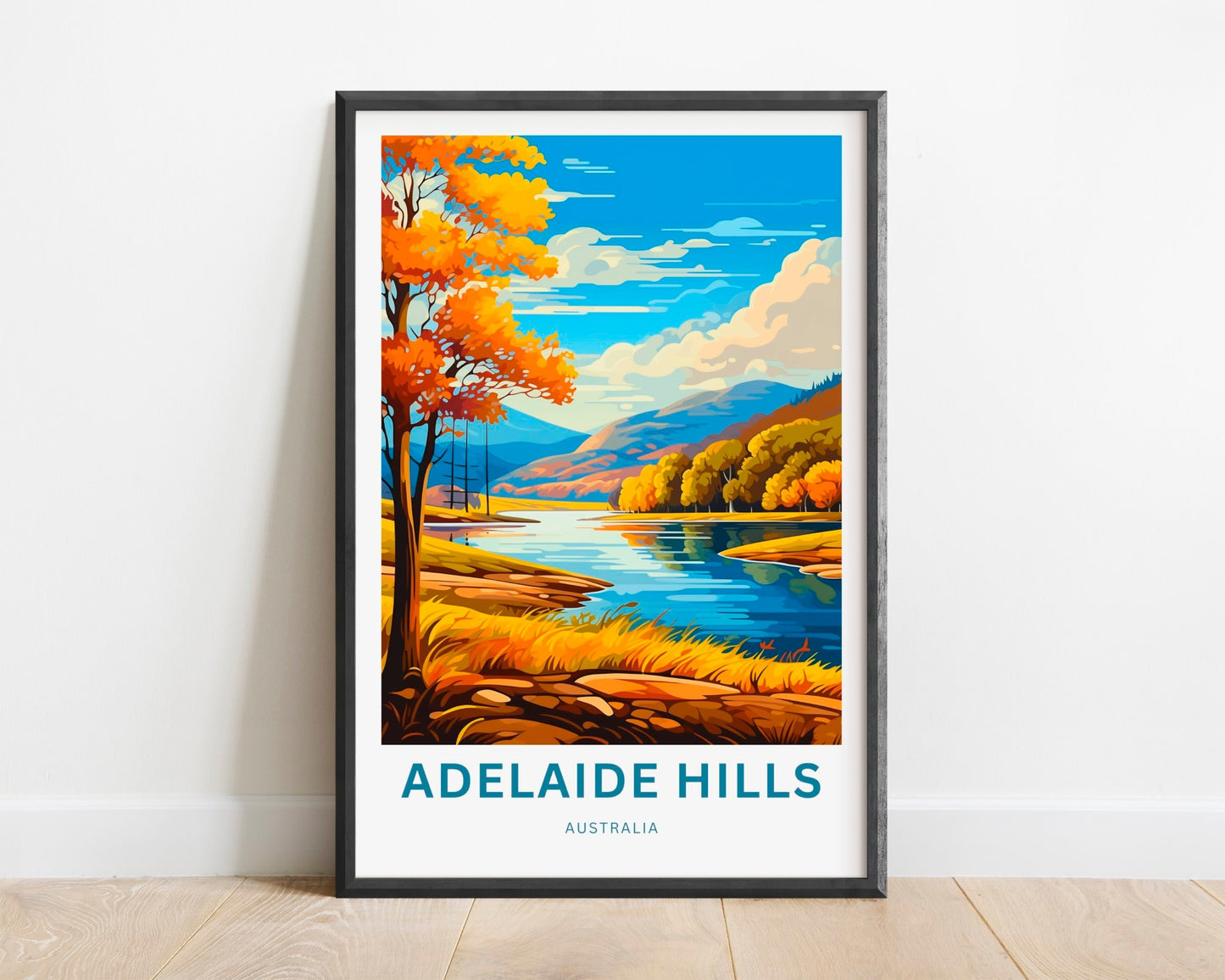 Adelaide Hills Travel Print - Adventure Awaits