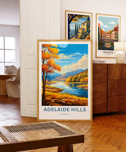 Adelaide Hills Travel Print - Adventure Awaits