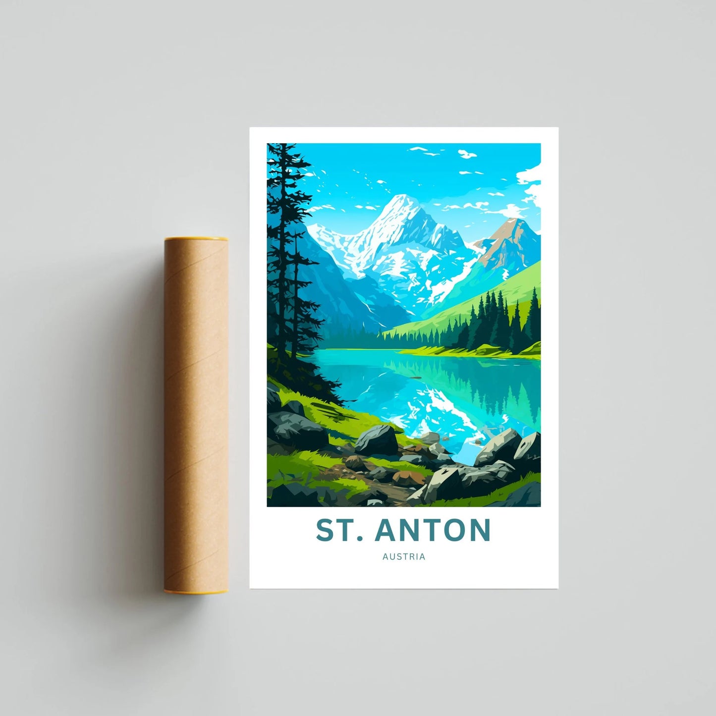 St. Anton am Arlberg Travel Poster