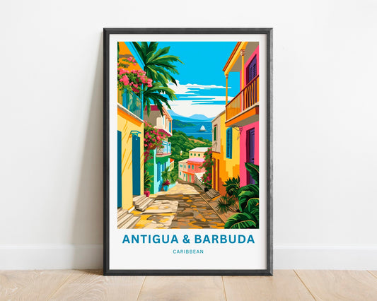 Antigua and Barbuda Travel Poster