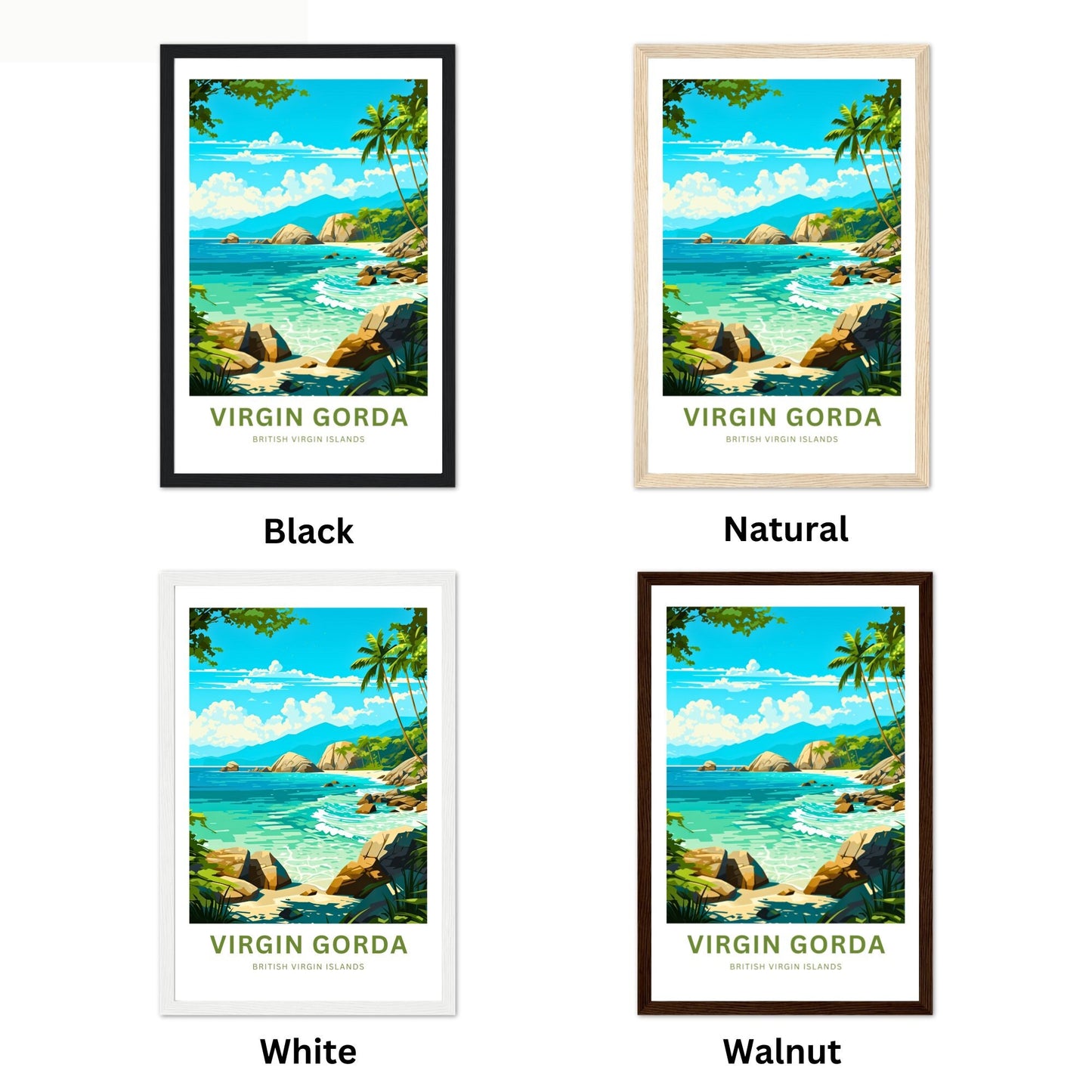 Virgin Gorda Travel Poster