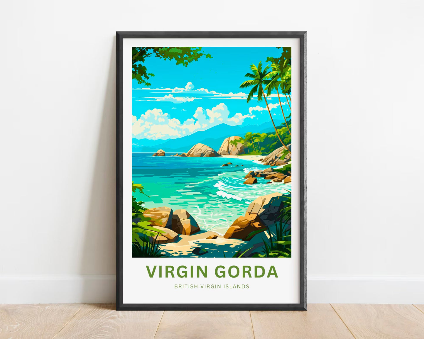 Virgin Gorda Travel Poster