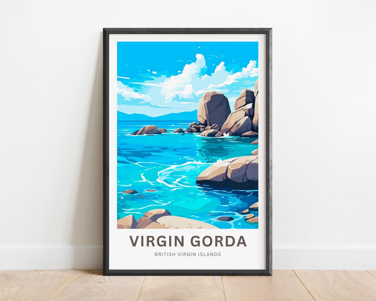 Virgin Gorda Travel Poster