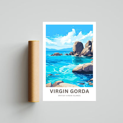 Virgin Gorda Travel Poster