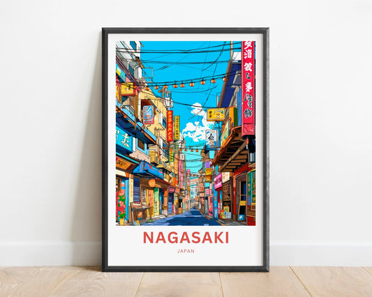 Nagasaki Travel Poster