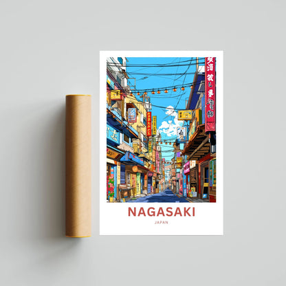 Nagasaki Travel Poster