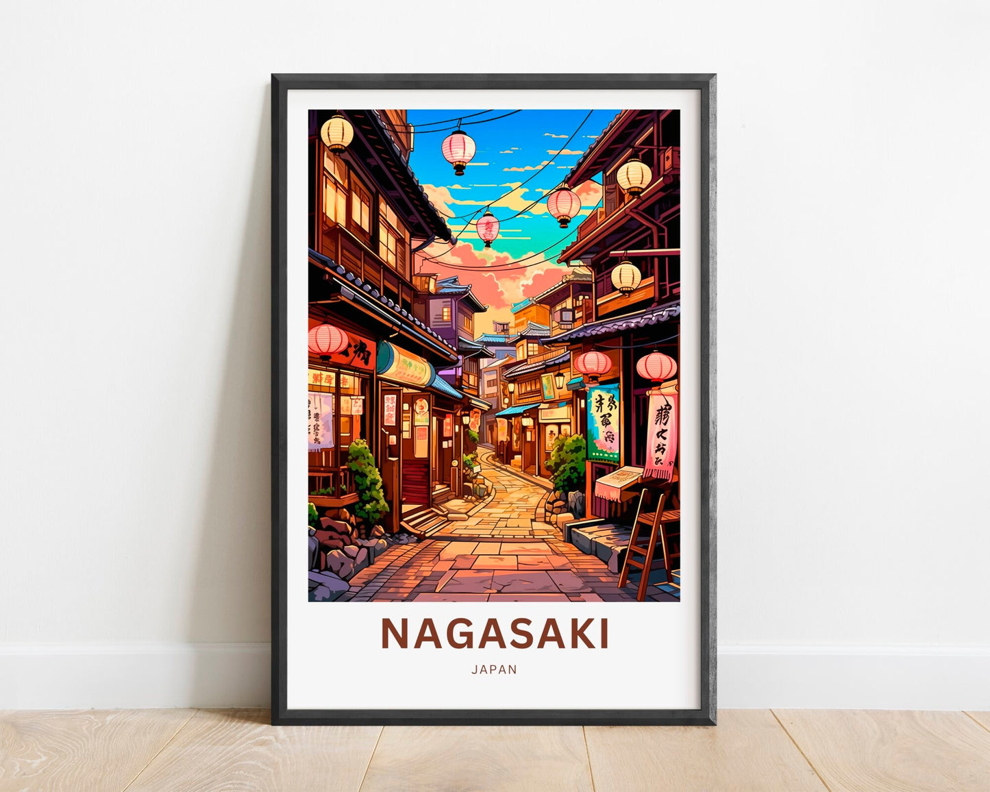 Nagasaki Travel Poster