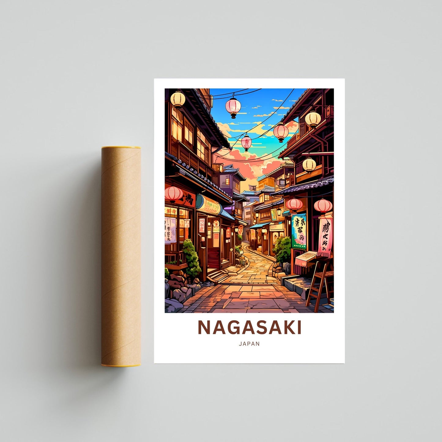 Nagasaki Travel Poster