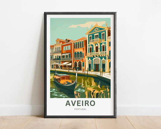 Aveiro Travel Poster