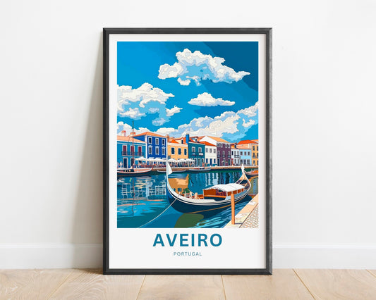 Aveiro Travel Poster