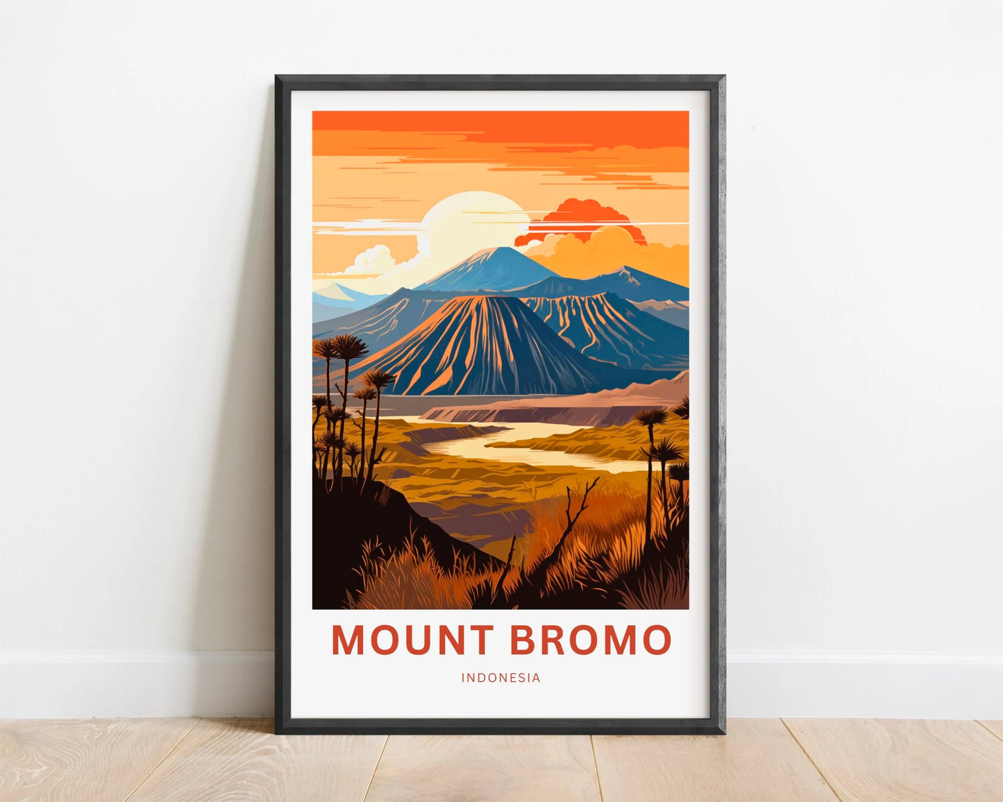 Mount Bromo Travel Poster