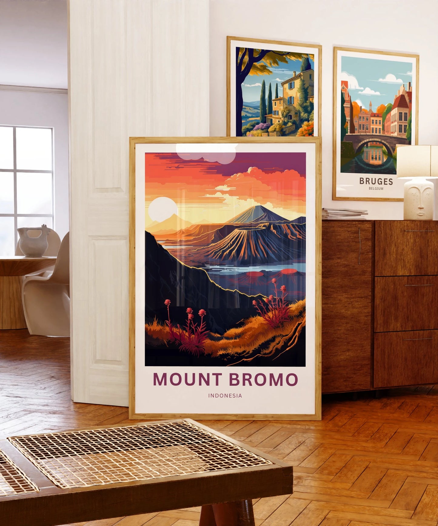 Mount Bromo Travel Poster