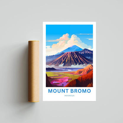 Mount Bromo Travel Poster