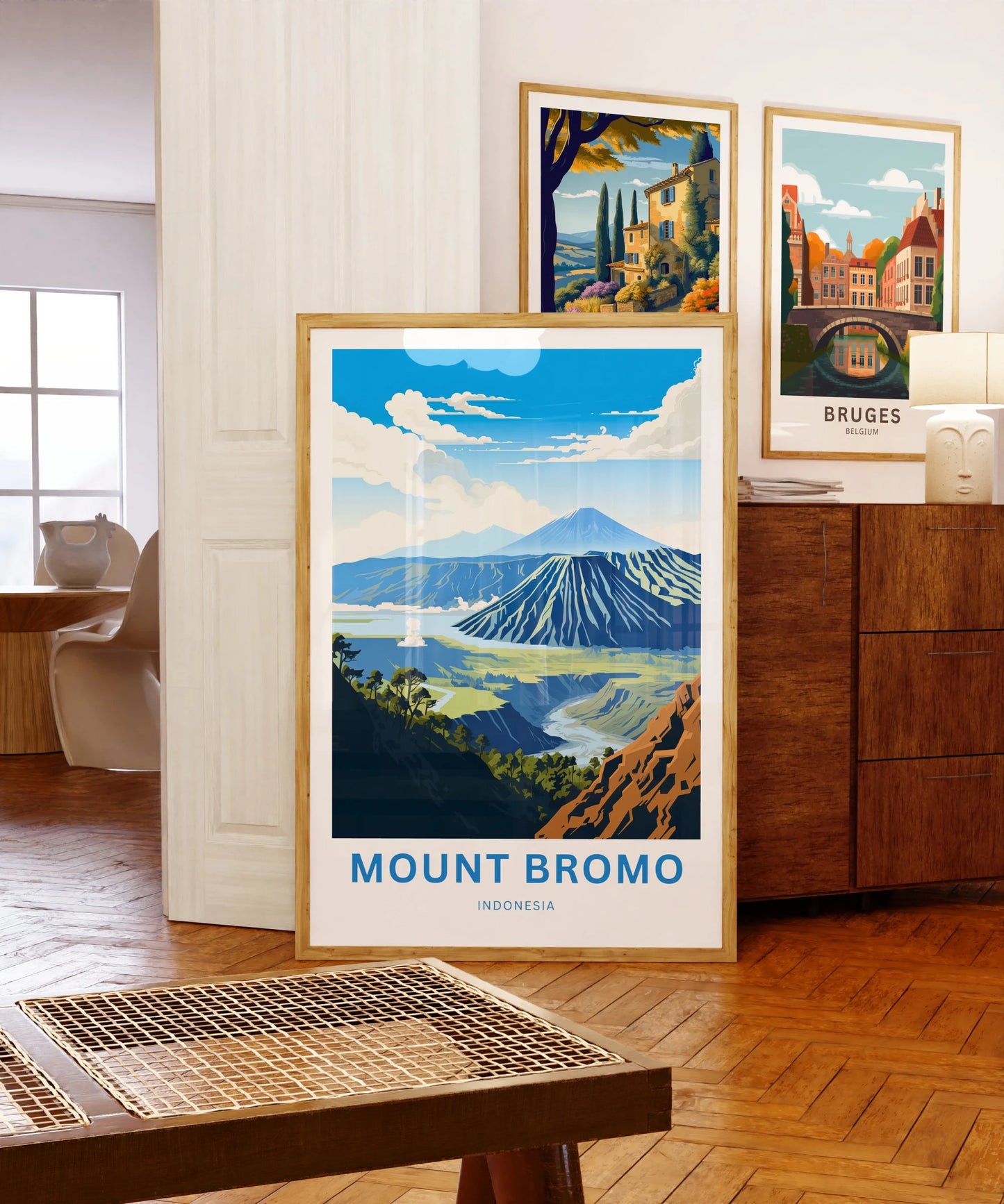 Mount Bromo Travel Poster