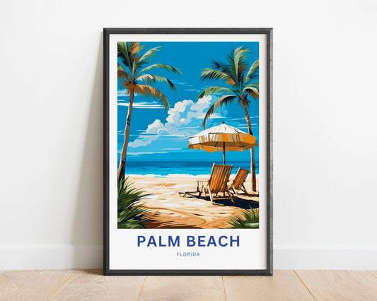 Palm Beach Travel Poster