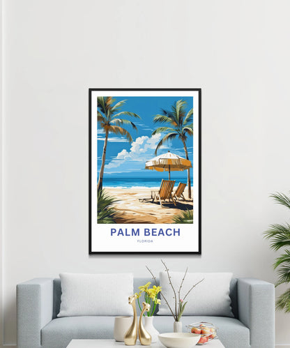 Palm Beach Travel Poster