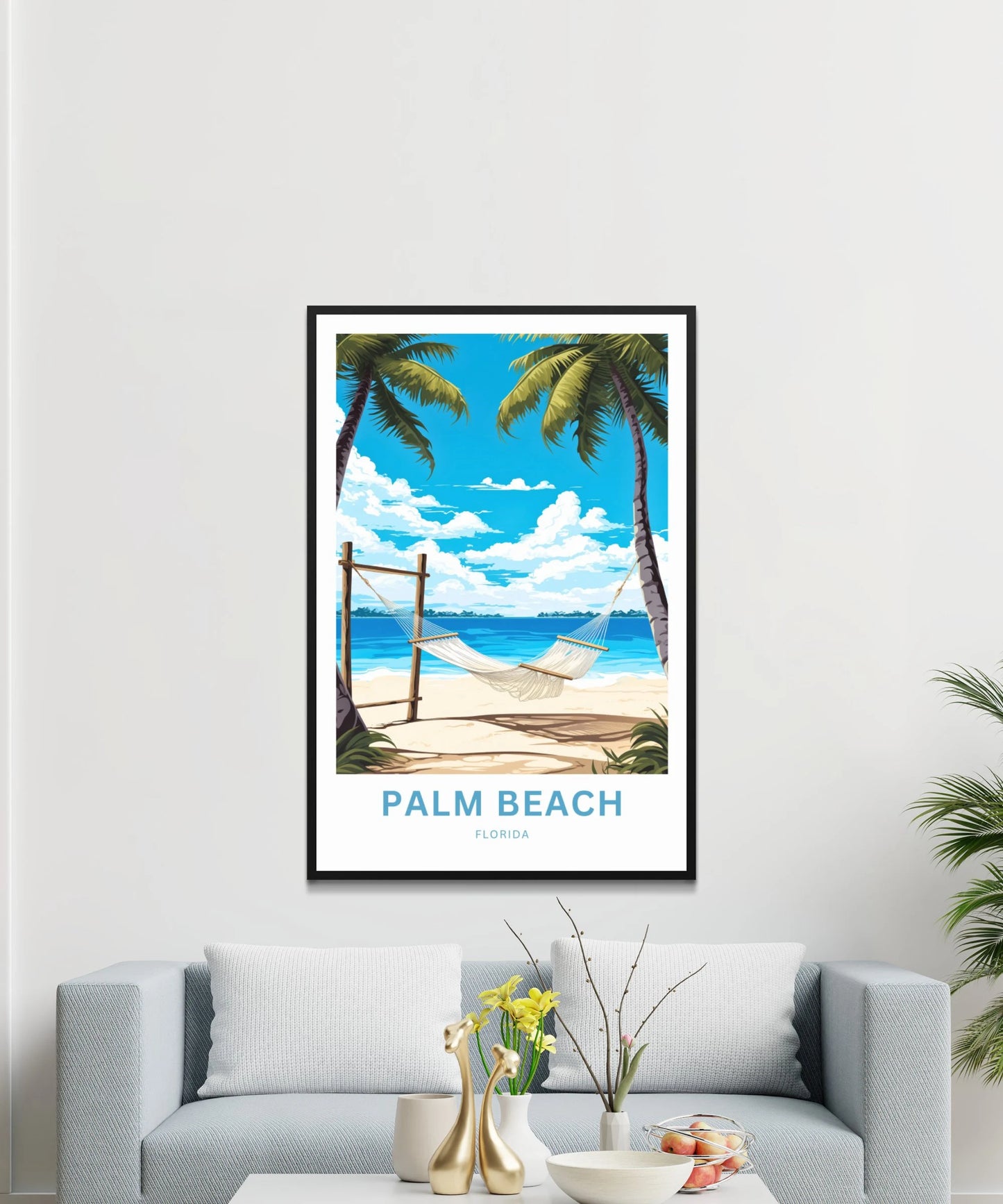 Palm Beach Travel Poster