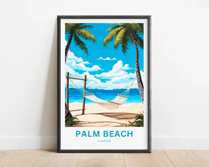 Palm Beach Travel Poster