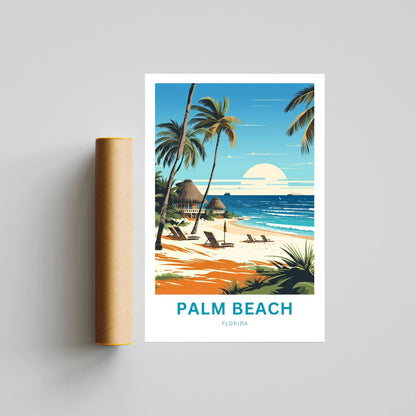 Palm Beach Travel Poster