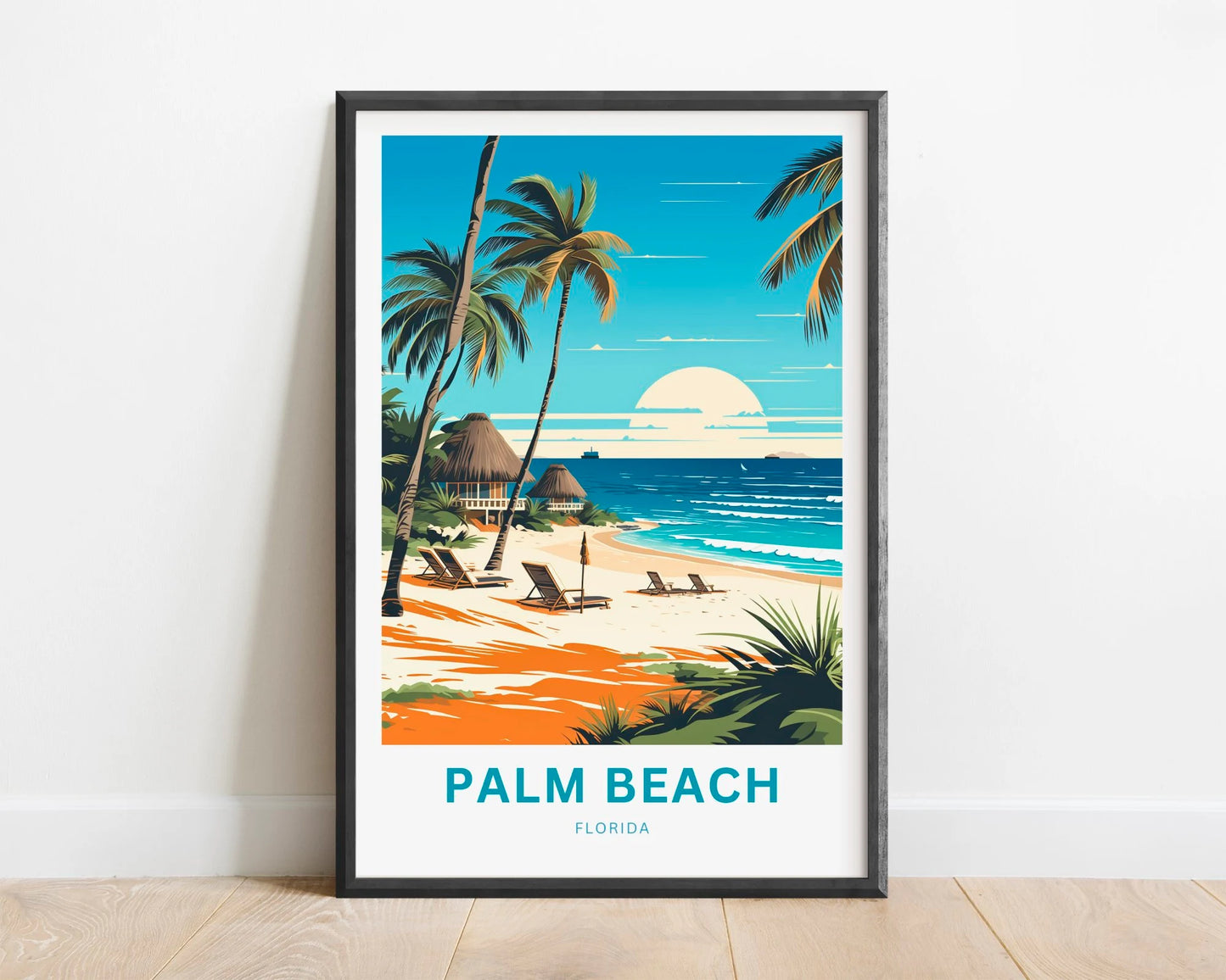 Palm Beach Travel Poster