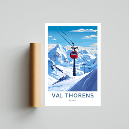 Val Thorens Travel Poster