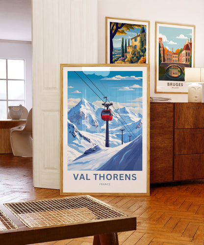 Val Thorens Travel Poster