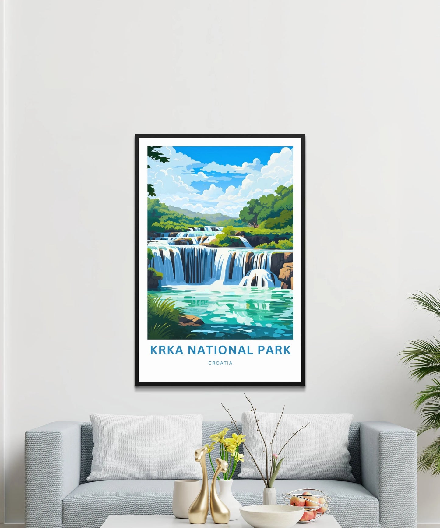 Krka National Park Travel Poster