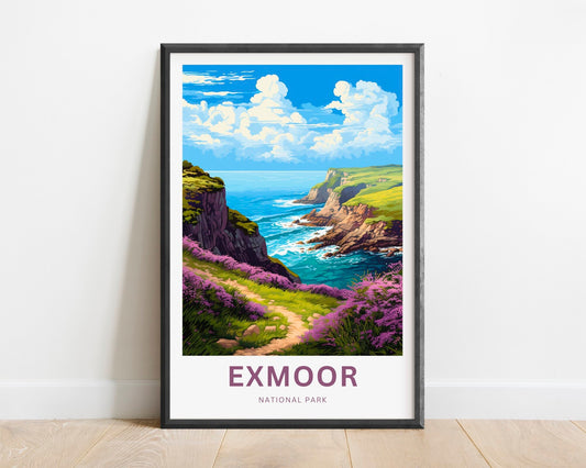 Exmoor Travel Poster