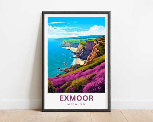 Exmoor Travel Poster