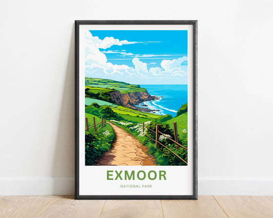 Exmoor Travel Poster