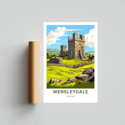 Wensleydale Travel Poster