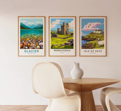 Wensleydale Travel Poster