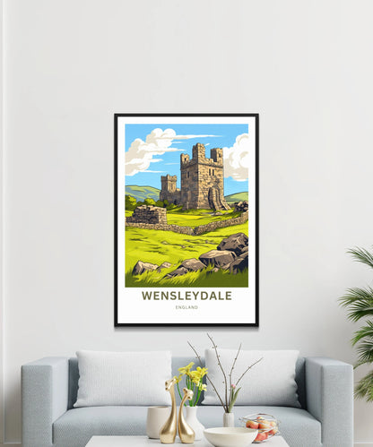 Wensleydale Travel Poster