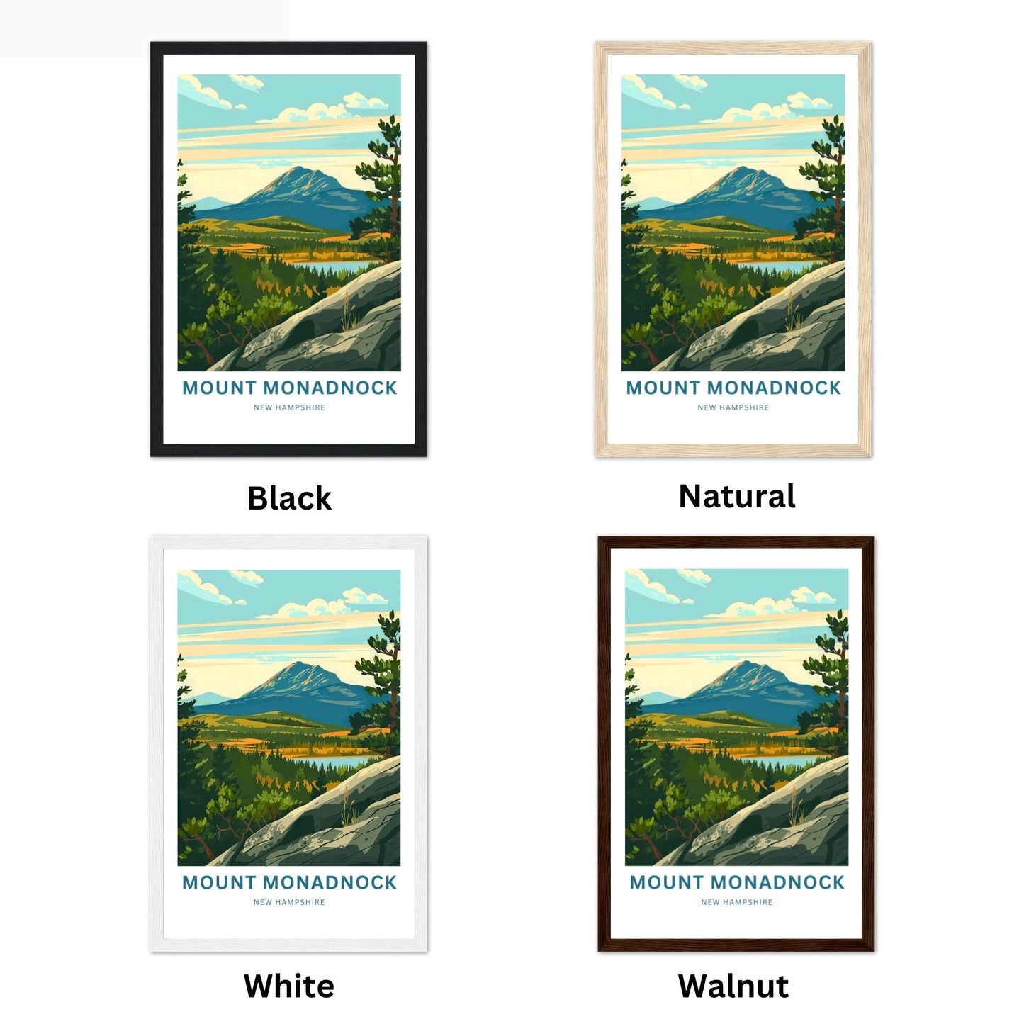 Mount Monadnock Park Travel Poster