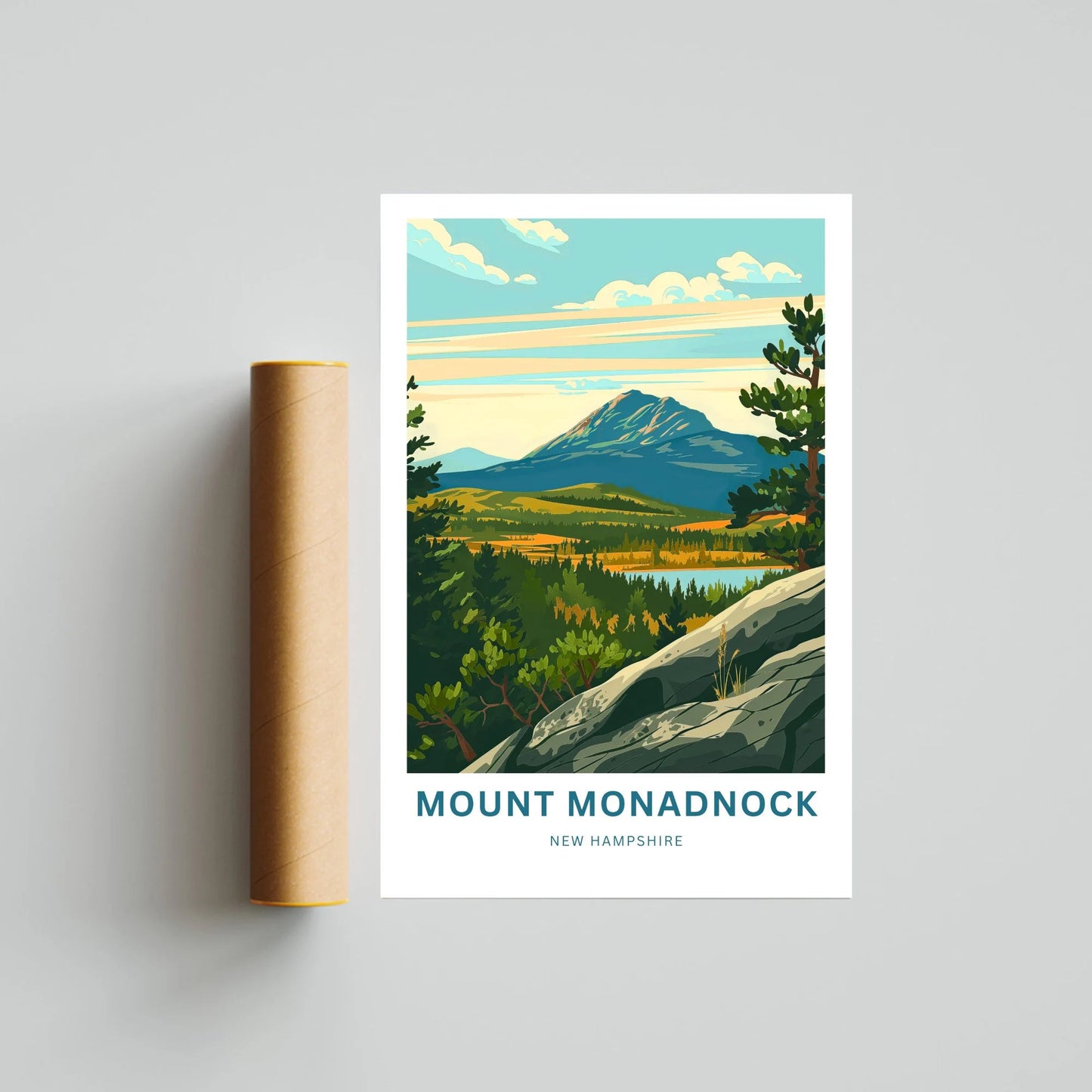 Mount Monadnock Park Travel Poster