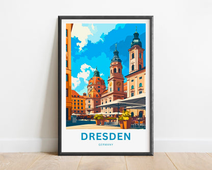 Dresden Travel Poster