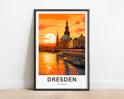 Dresden Travel Poster