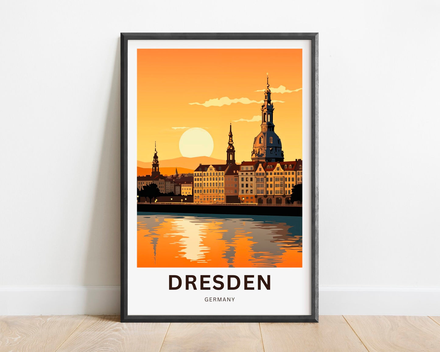 Dresden Travel Poster
