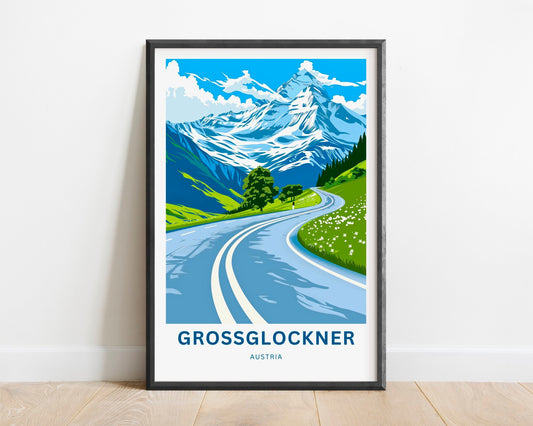 Grossglockner Travel Poster