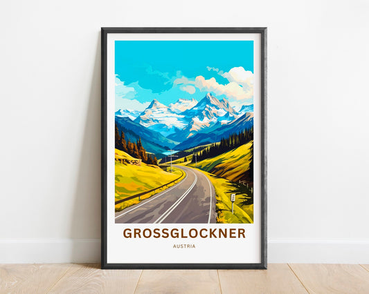 Grossglockner Travel Poster