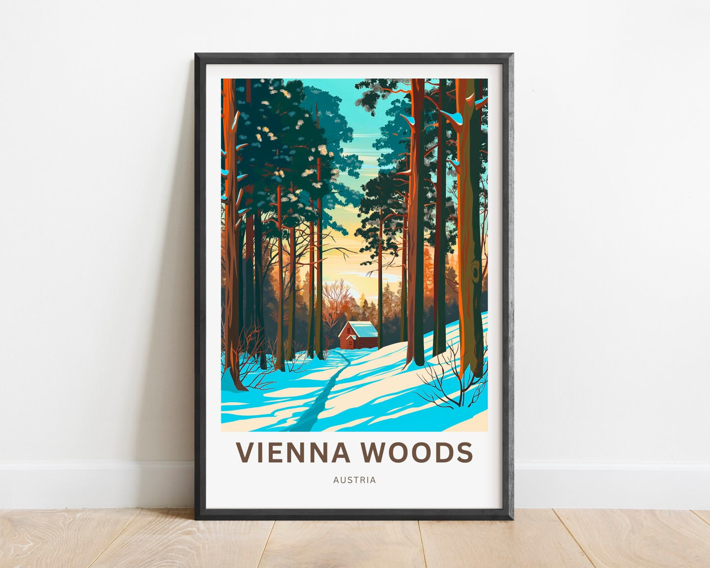 Vienna Woods Travel Poster