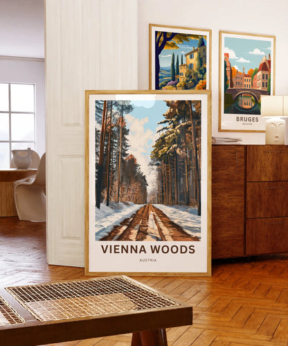 Vienna Woods Travel Poster