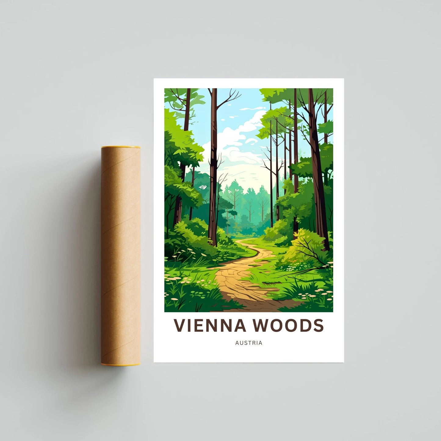 Vienna Woods Travel Poster