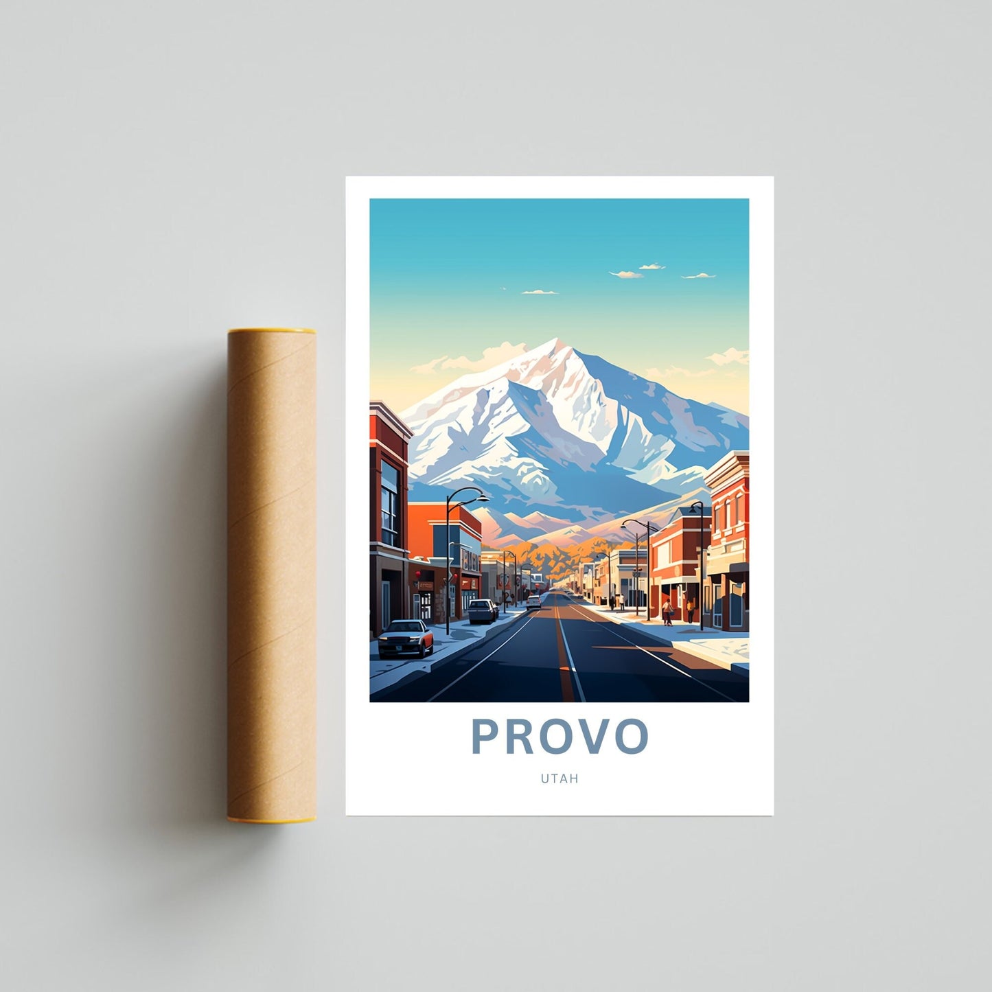 Provo Travel Poster