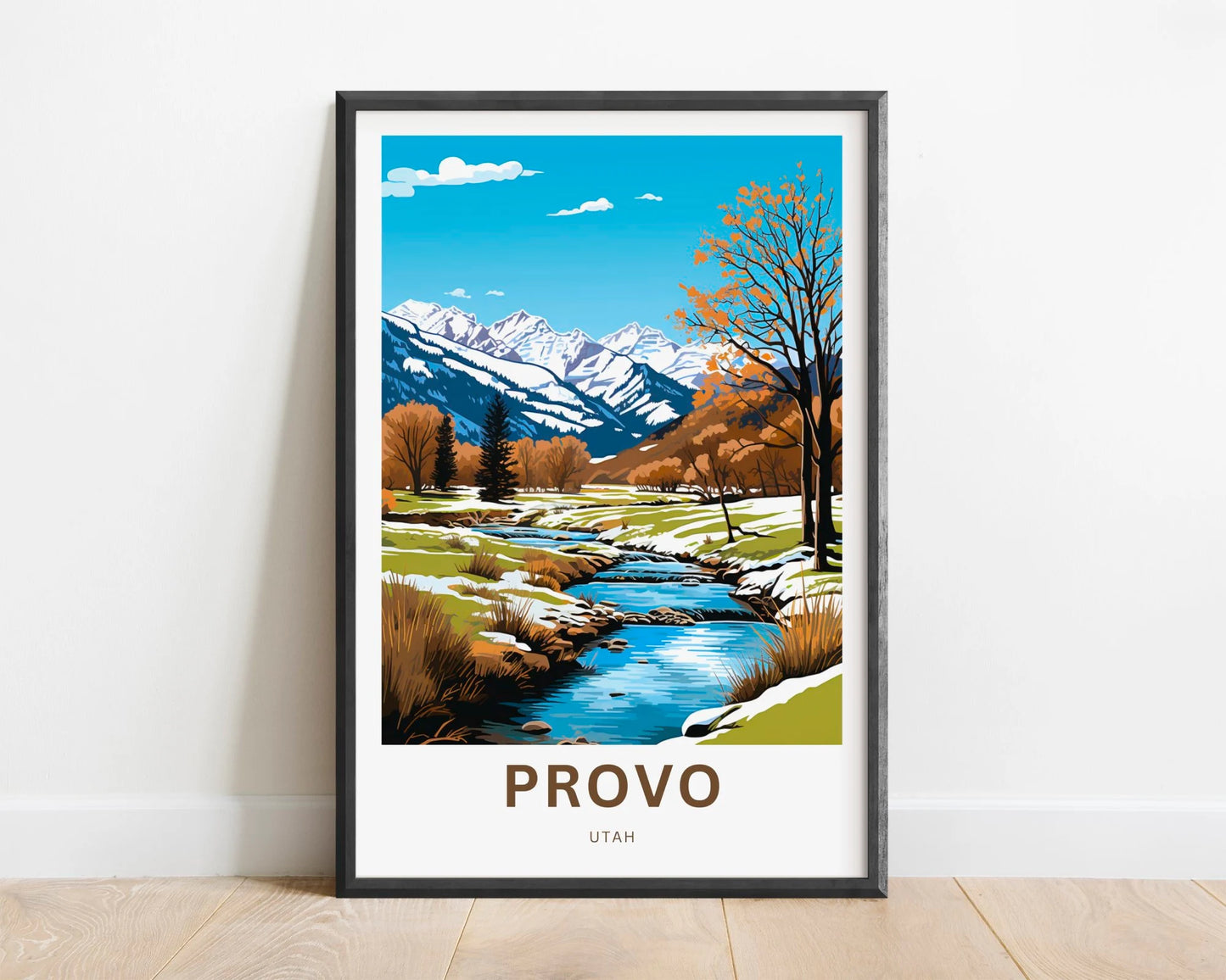 Provo Travel Poster